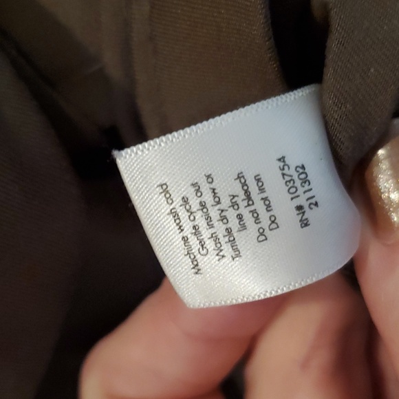 Brown Lucy built-in-bra tank, small - Picture 4 of 5